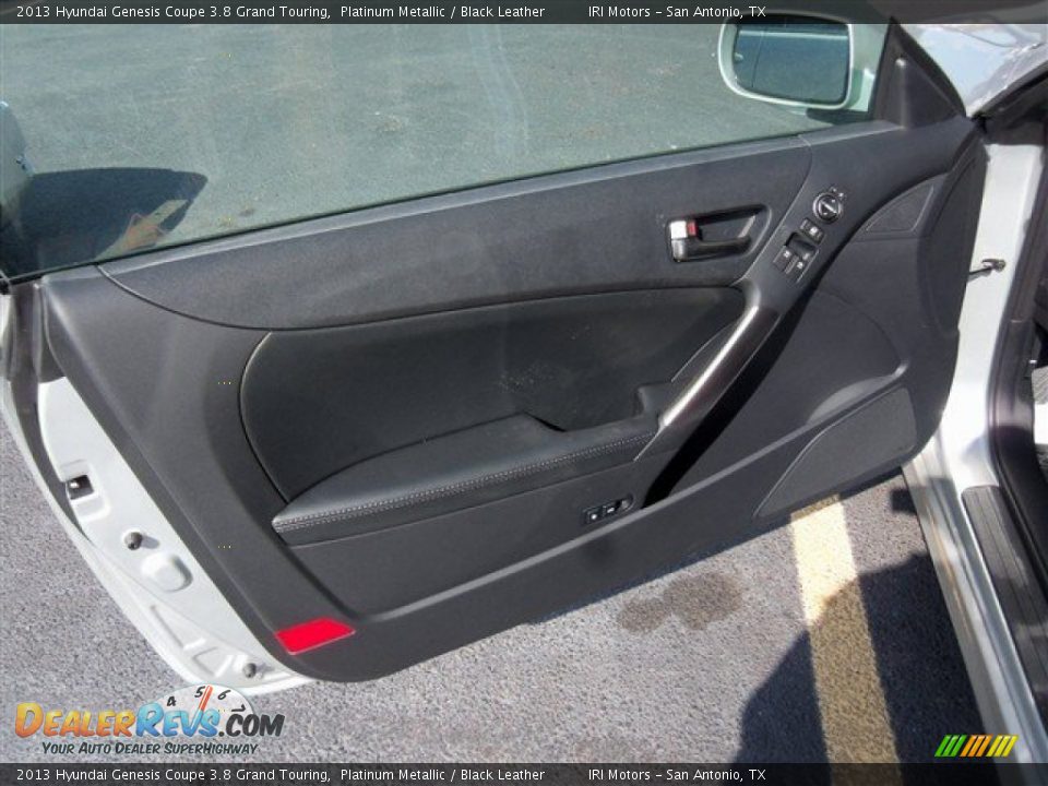 2013 Hyundai Genesis Coupe 3.8 Grand Touring Platinum Metallic / Black Leather Photo #9