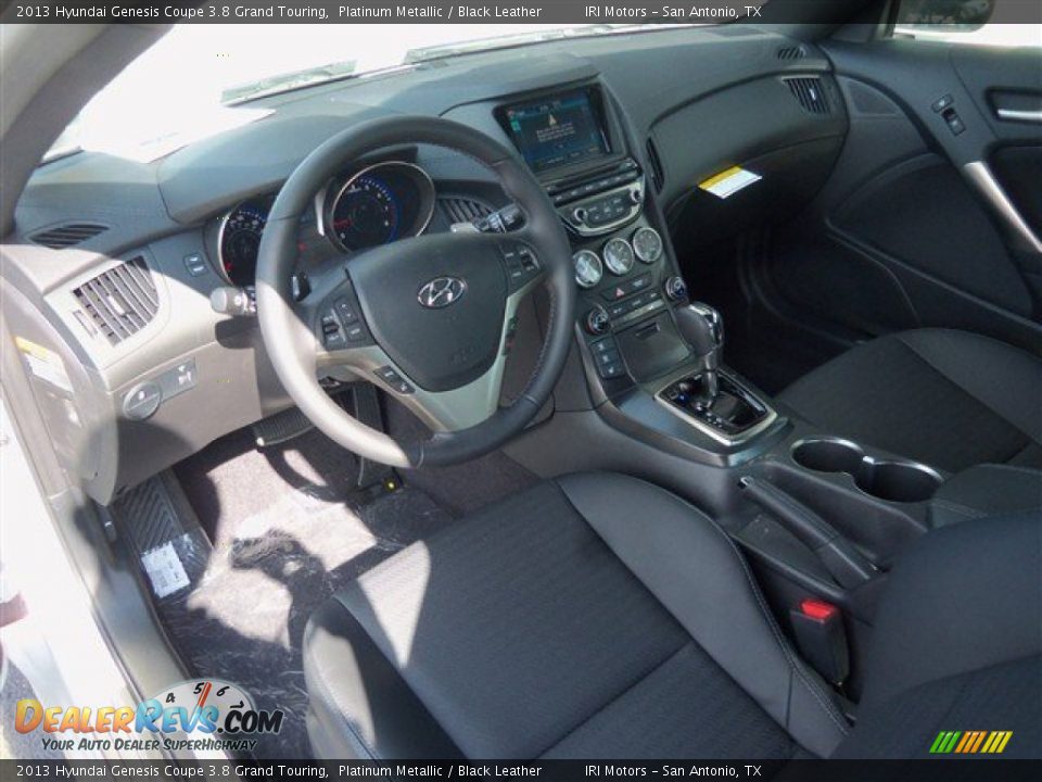 2013 Hyundai Genesis Coupe 3.8 Grand Touring Platinum Metallic / Black Leather Photo #10