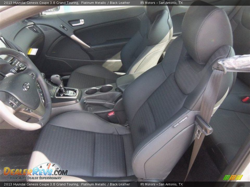 2013 Hyundai Genesis Coupe 3.8 Grand Touring Platinum Metallic / Black Leather Photo #11