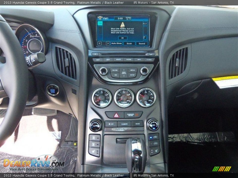 2013 Hyundai Genesis Coupe 3.8 Grand Touring Platinum Metallic / Black Leather Photo #14