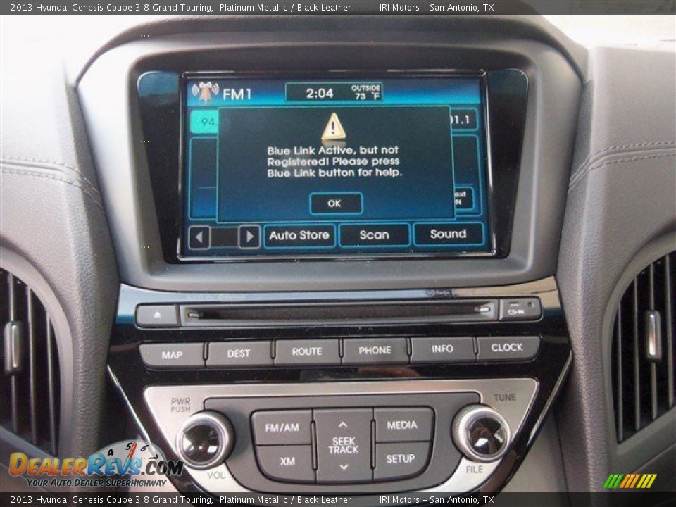 2013 Hyundai Genesis Coupe 3.8 Grand Touring Platinum Metallic / Black Leather Photo #16