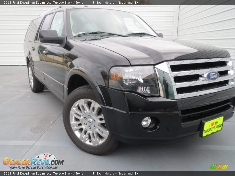 2013 Ford Expedition EL Limited Tuxedo Black / Stone Photo #1