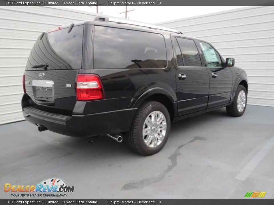 2013 Ford Expedition EL Limited Tuxedo Black / Stone Photo #3