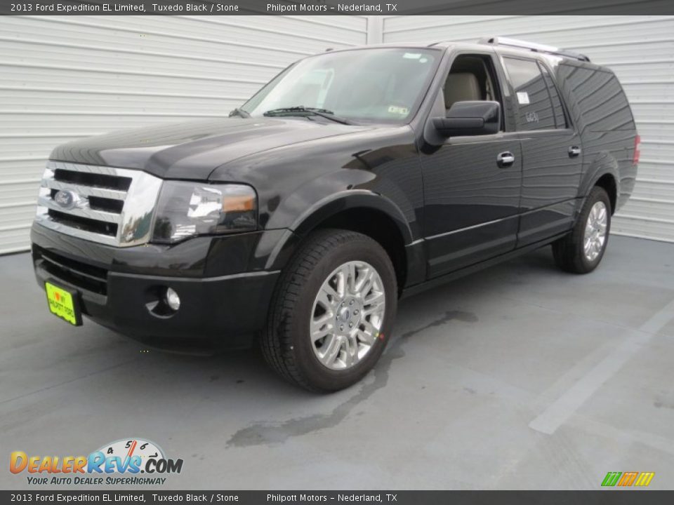 2013 Ford Expedition EL Limited Tuxedo Black / Stone Photo #6