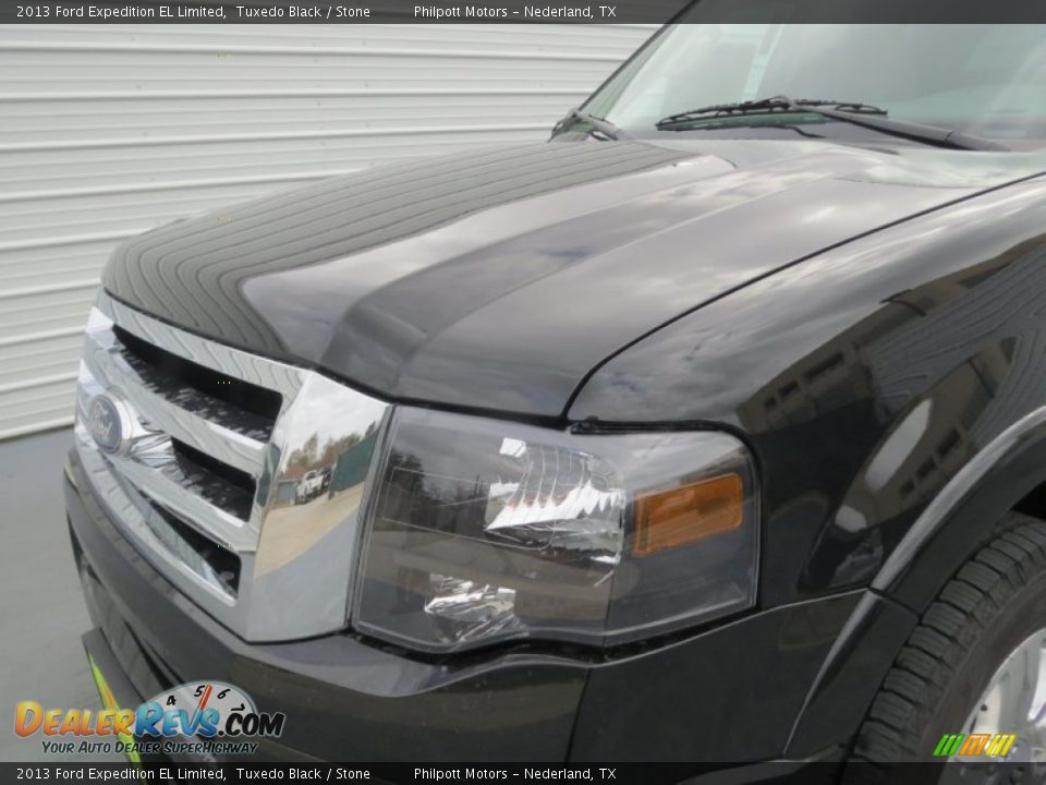 2013 Ford Expedition EL Limited Tuxedo Black / Stone Photo #9