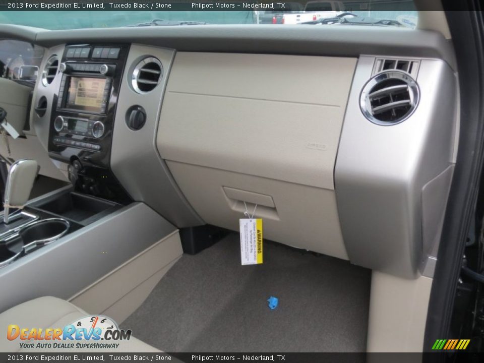 2013 Ford Expedition EL Limited Tuxedo Black / Stone Photo #17