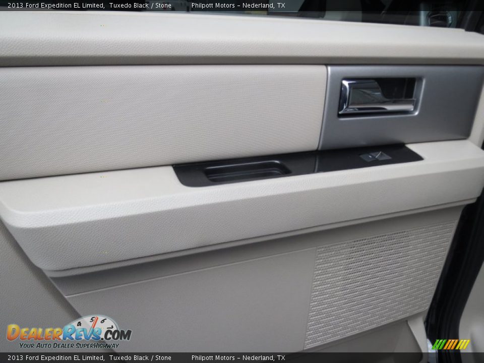 2013 Ford Expedition EL Limited Tuxedo Black / Stone Photo #18