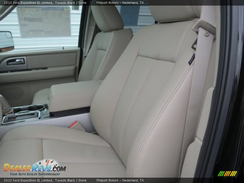 2013 Ford Expedition EL Limited Tuxedo Black / Stone Photo #23
