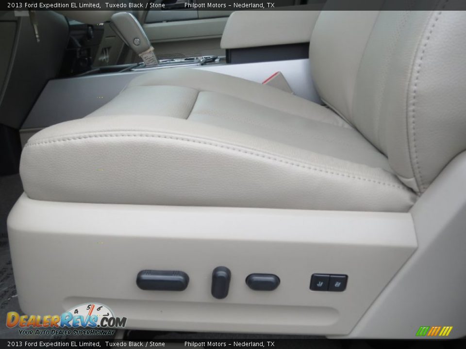 2013 Ford Expedition EL Limited Tuxedo Black / Stone Photo #24