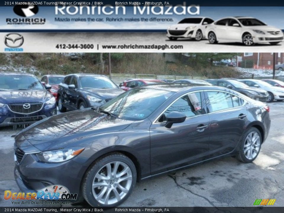 2014 Mazda MAZDA6 Touring Meteor Gray Mica / Black Photo #1