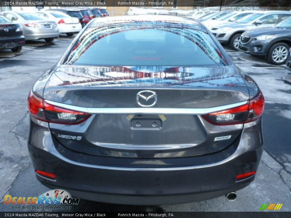 2014 Mazda MAZDA6 Touring Meteor Gray Mica / Black Photo #4