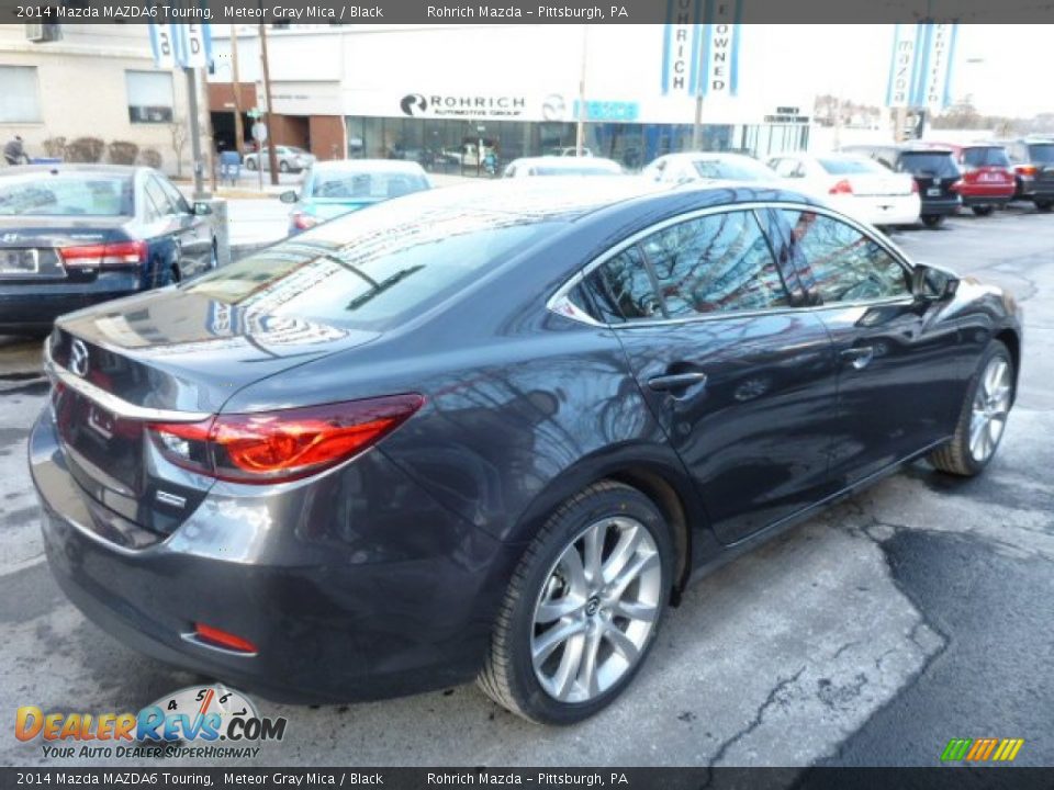 2014 Mazda MAZDA6 Touring Meteor Gray Mica / Black Photo #5