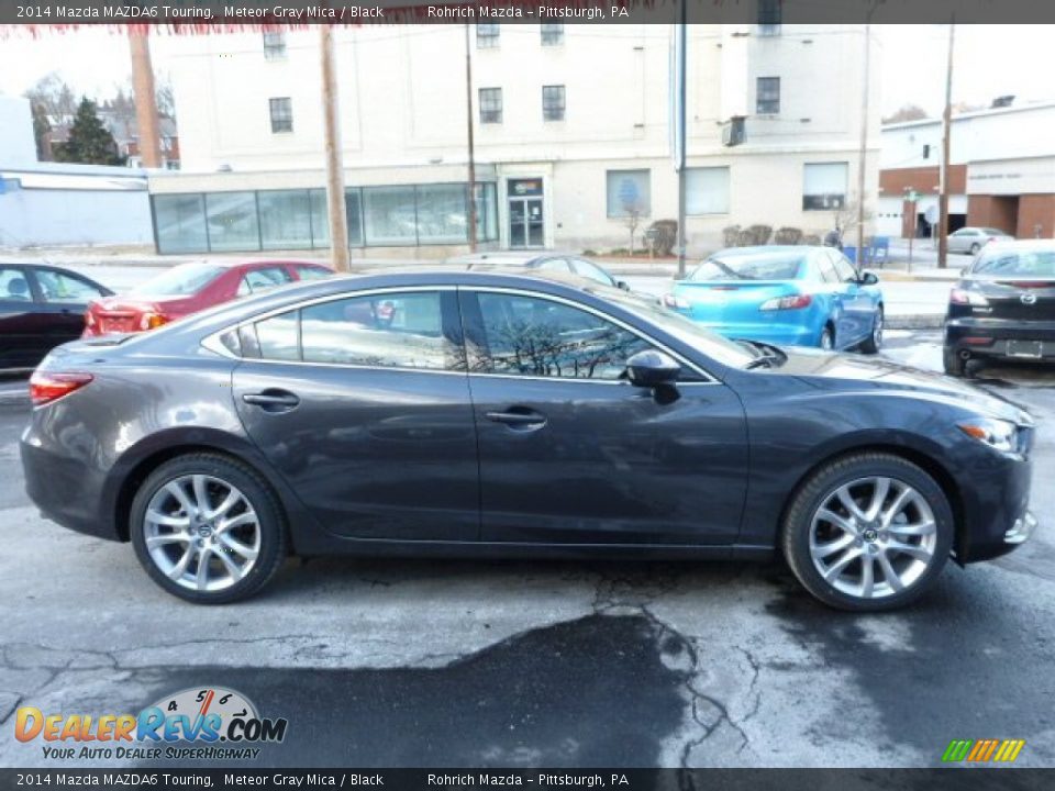 2014 Mazda MAZDA6 Touring Meteor Gray Mica / Black Photo #6