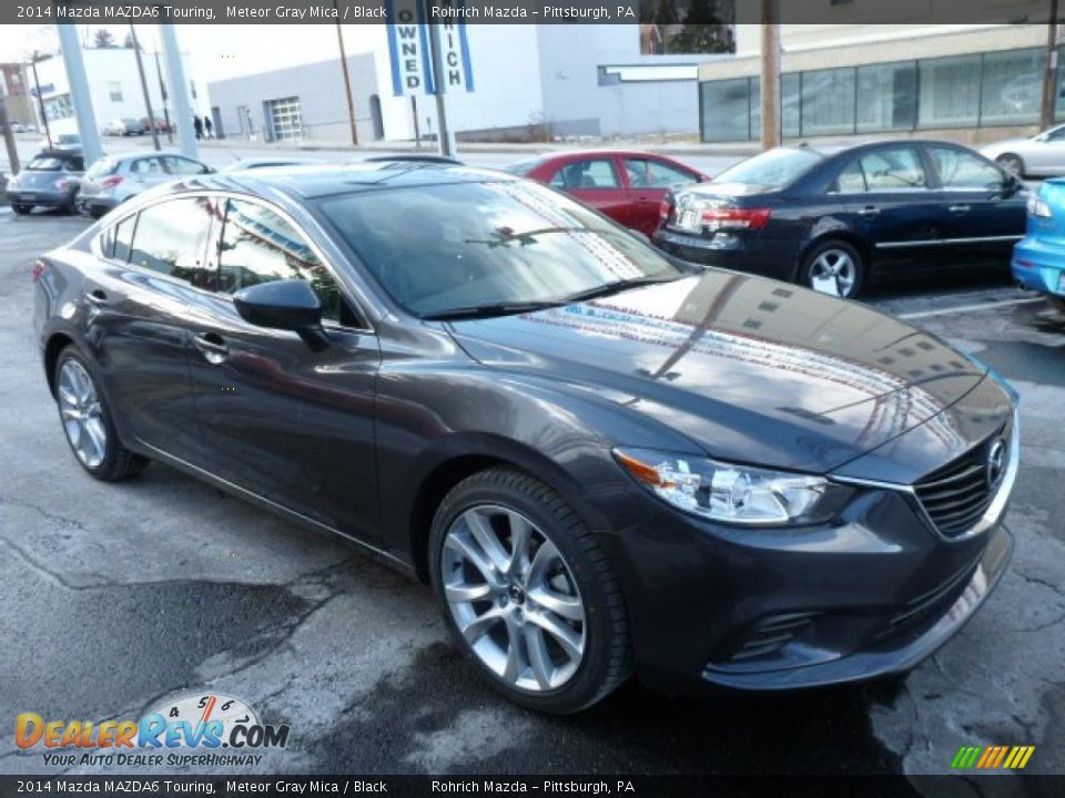 2014 Mazda MAZDA6 Touring Meteor Gray Mica / Black Photo #7