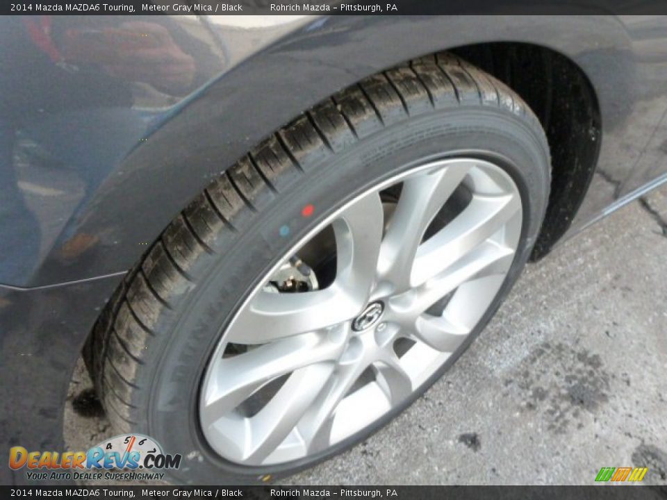 2014 Mazda MAZDA6 Touring Meteor Gray Mica / Black Photo #9