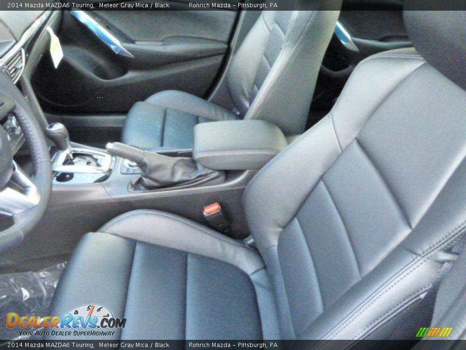 2014 Mazda MAZDA6 Touring Meteor Gray Mica / Black Photo #10