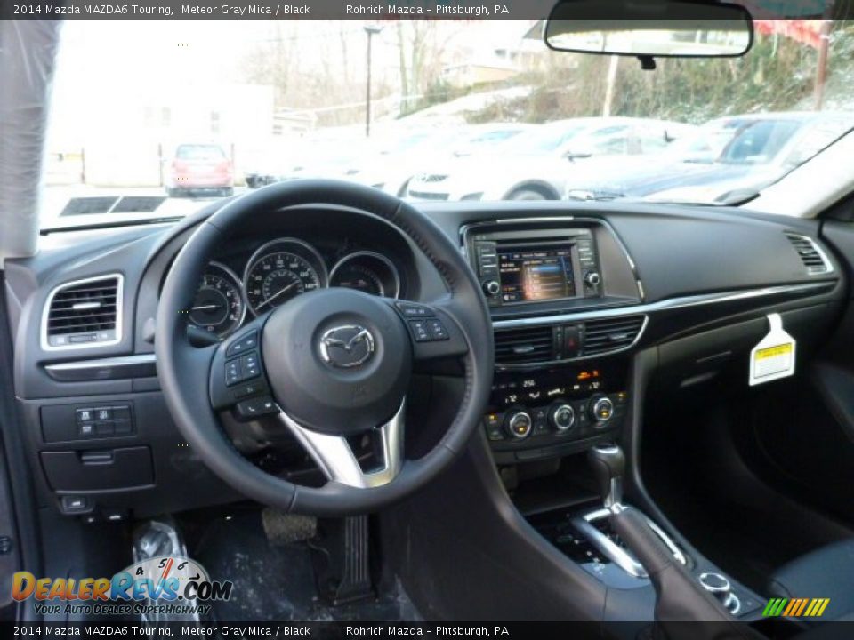 2014 Mazda MAZDA6 Touring Meteor Gray Mica / Black Photo #12