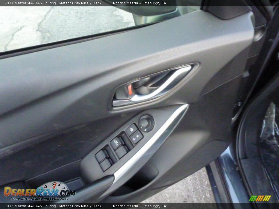 2014 Mazda MAZDA6 Touring Meteor Gray Mica / Black Photo #14