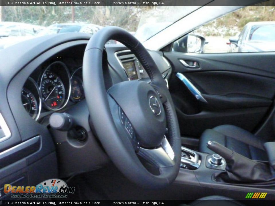 2014 Mazda MAZDA6 Touring Meteor Gray Mica / Black Photo #16