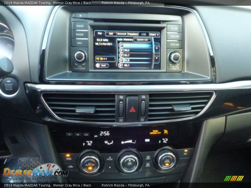 2014 Mazda MAZDA6 Touring Meteor Gray Mica / Black Photo #19