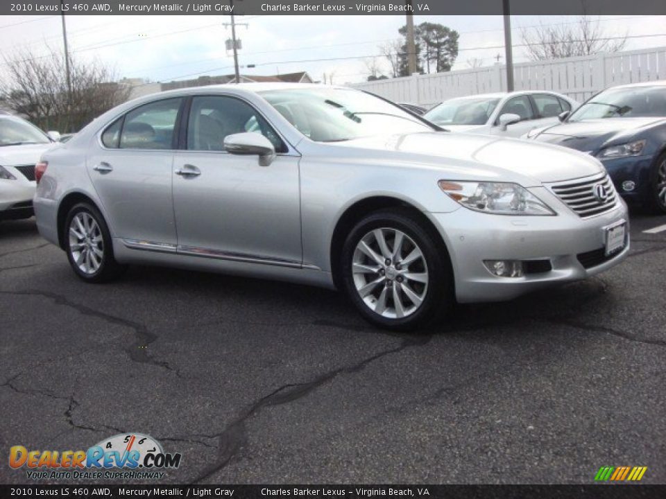 2010 Lexus LS 460 AWD Mercury Metallic / Light Gray Photo #2