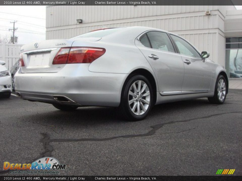2010 Lexus LS 460 AWD Mercury Metallic / Light Gray Photo #4