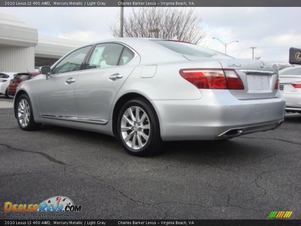 2010 Lexus LS 460 AWD Mercury Metallic / Light Gray Photo #5