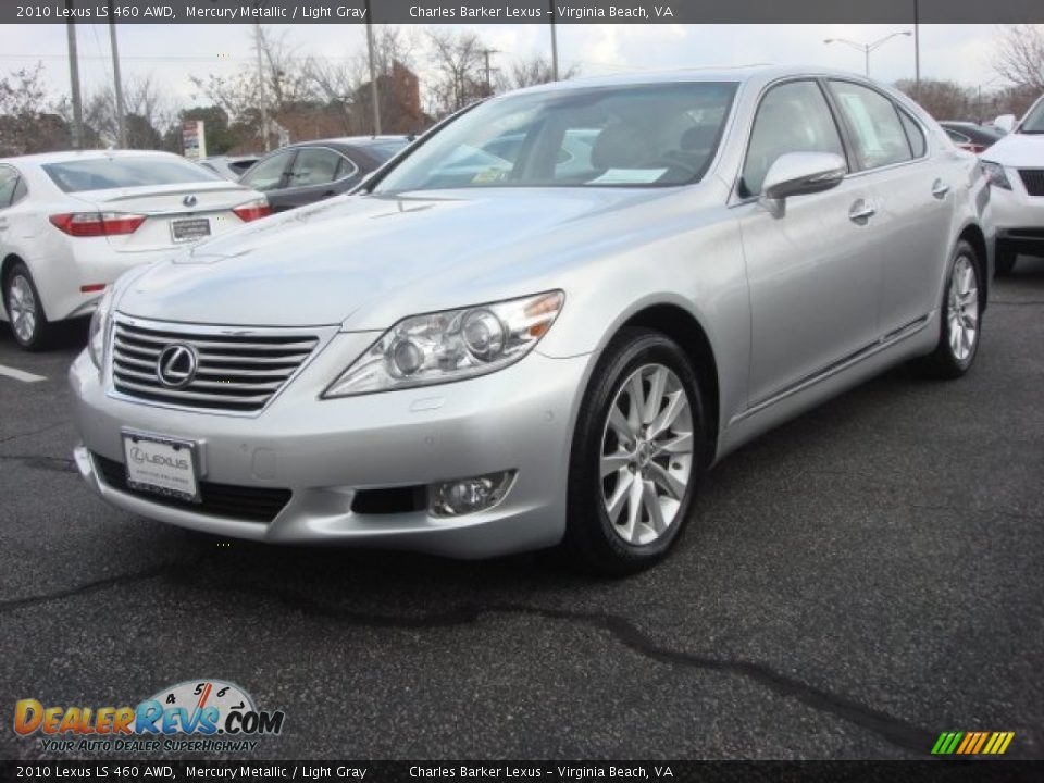 2010 Lexus LS 460 AWD Mercury Metallic / Light Gray Photo #6