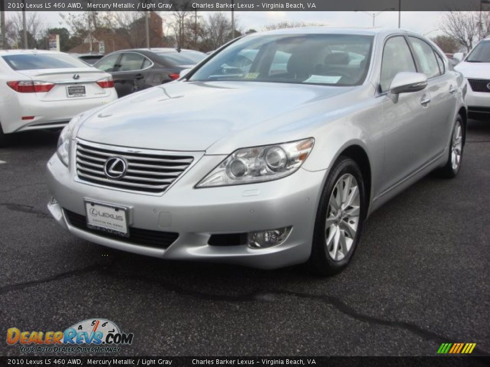 2010 Lexus LS 460 AWD Mercury Metallic / Light Gray Photo #7