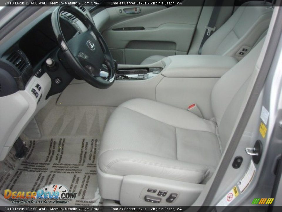 2010 Lexus LS 460 AWD Mercury Metallic / Light Gray Photo #9