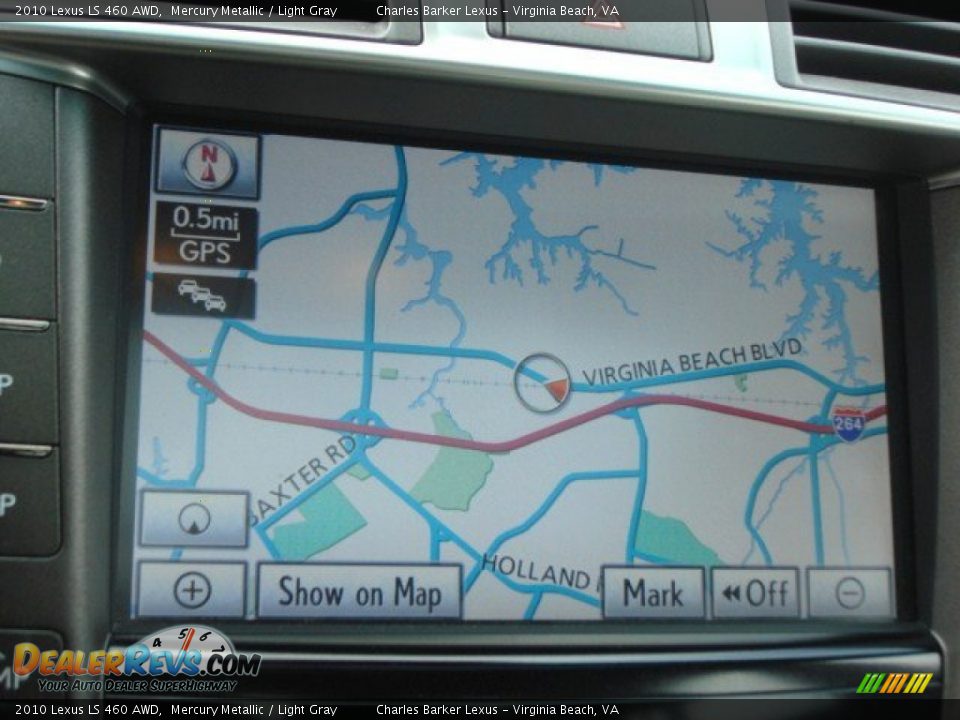 2010 Lexus LS 460 AWD Mercury Metallic / Light Gray Photo #17