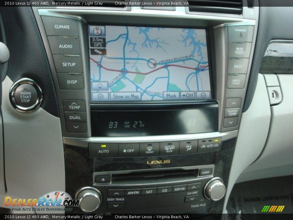 2010 Lexus LS 460 AWD Mercury Metallic / Light Gray Photo #19