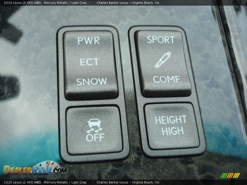 2010 Lexus LS 460 AWD Mercury Metallic / Light Gray Photo #20