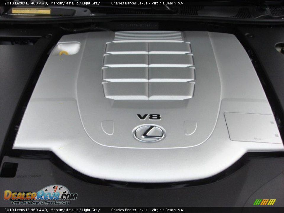 2010 Lexus LS 460 AWD Mercury Metallic / Light Gray Photo #26