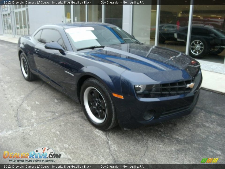 2012 Chevrolet Camaro LS Coupe Imperial Blue Metallic / Black Photo #2