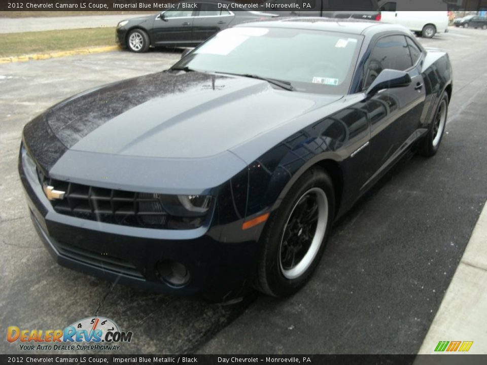 2012 Chevrolet Camaro LS Coupe Imperial Blue Metallic / Black Photo #3