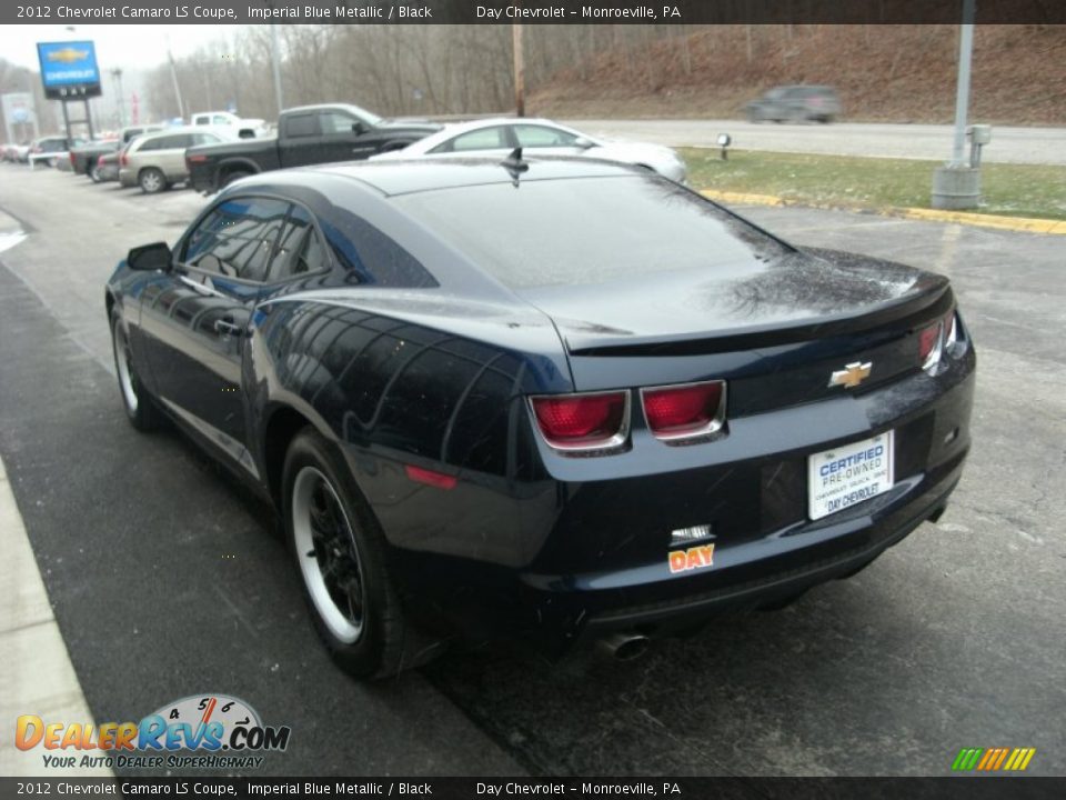 2012 Chevrolet Camaro LS Coupe Imperial Blue Metallic / Black Photo #4