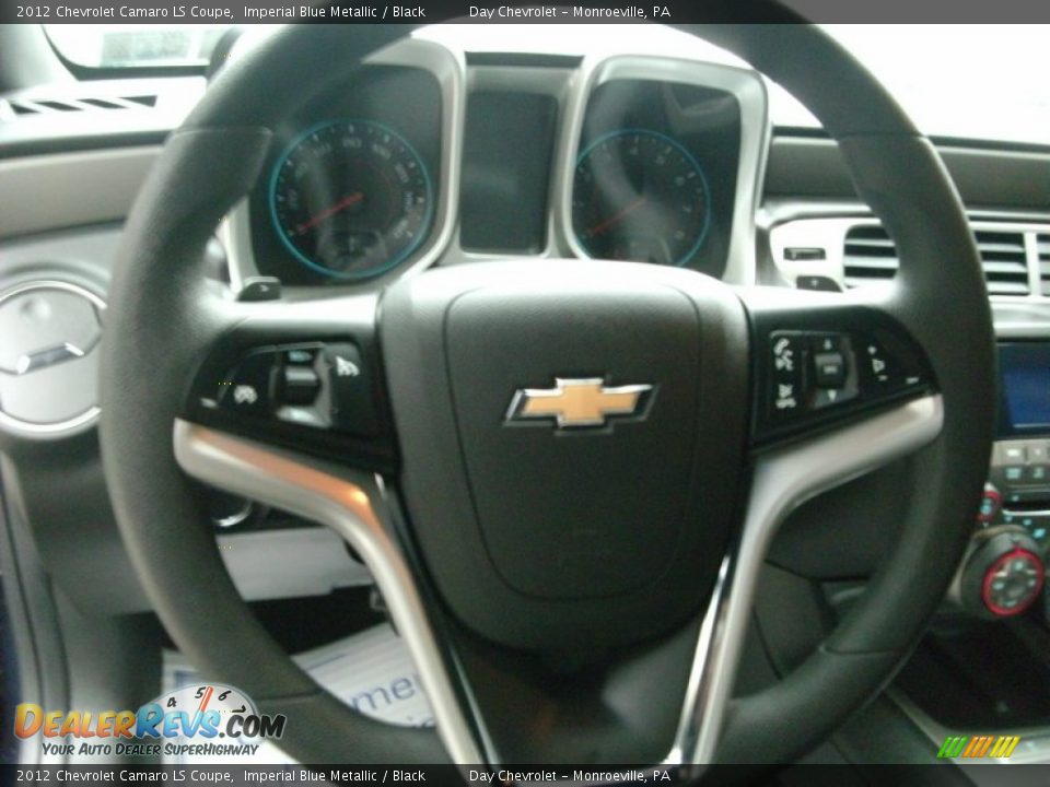 2012 Chevrolet Camaro LS Coupe Imperial Blue Metallic / Black Photo #9