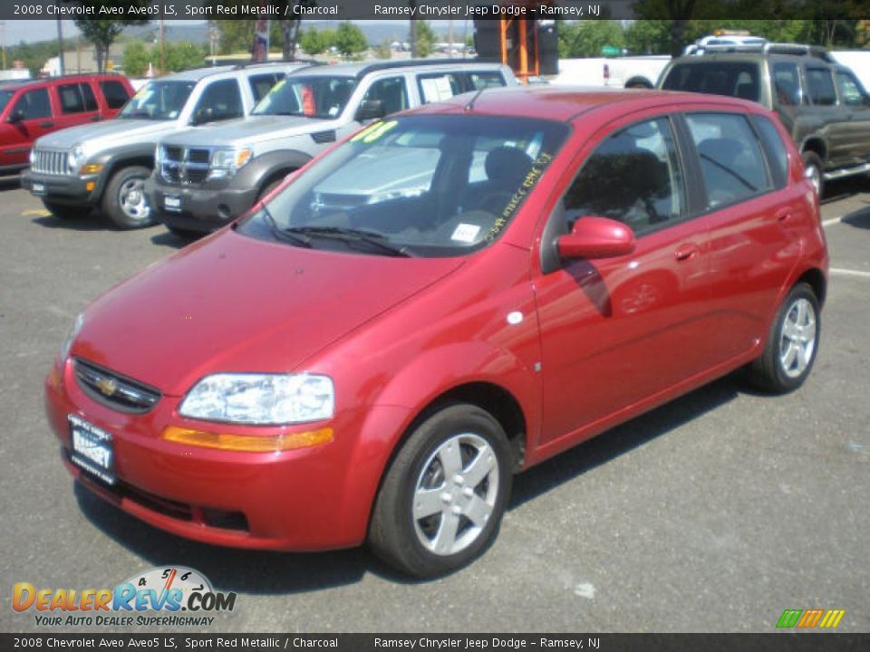 2008 Chevrolet Aveo Aveo5 LS Sport Red Metallic / Charcoal Photo #1
