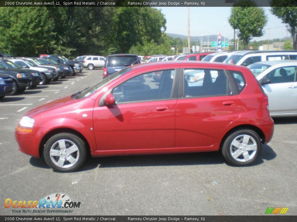 2008 Chevrolet Aveo Aveo5 LS Sport Red Metallic / Charcoal Photo #2