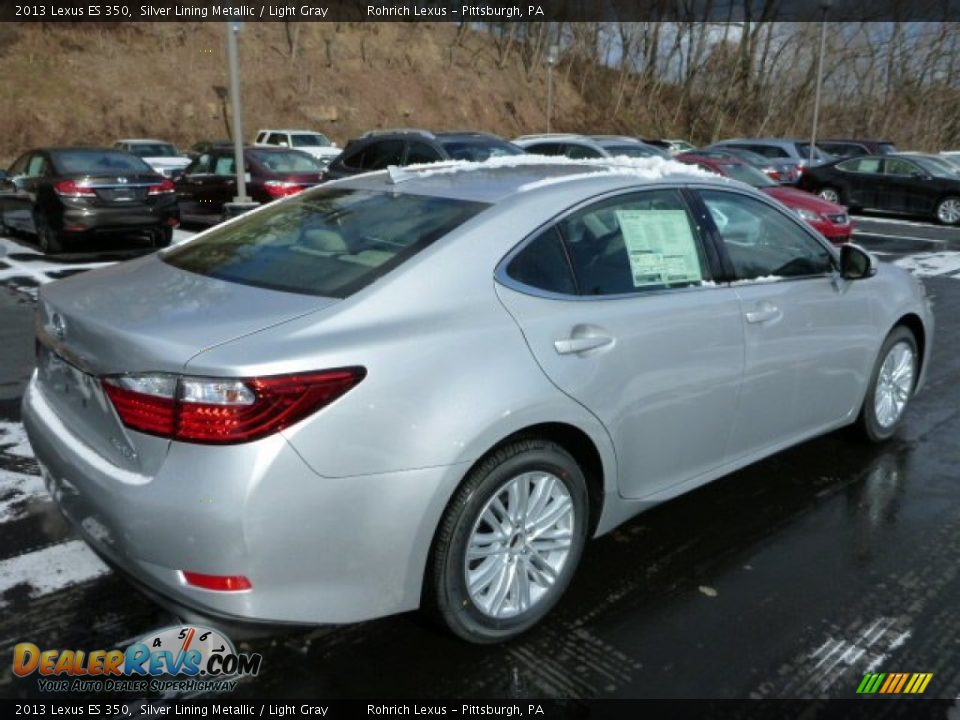 2013 Lexus ES 350 Silver Lining Metallic / Light Gray Photo #4