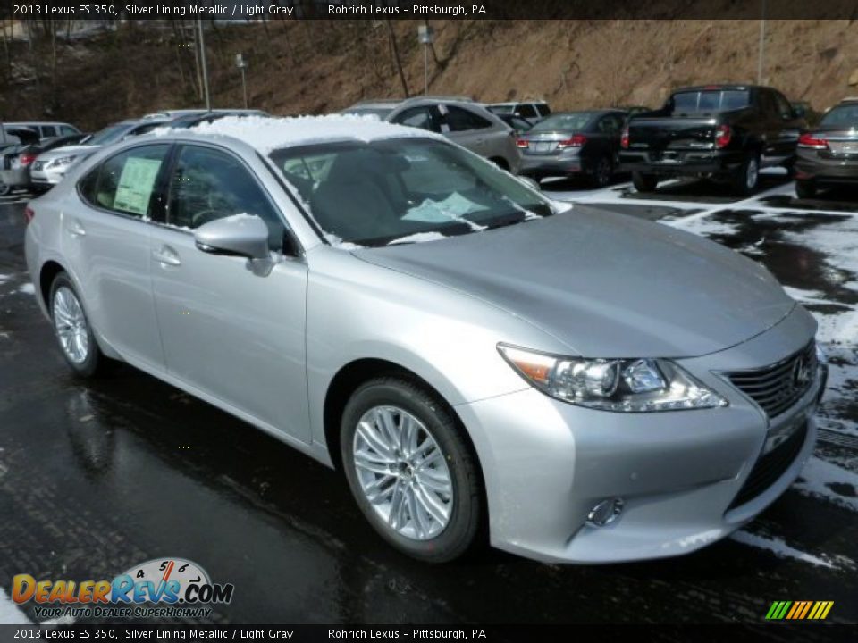 2013 Lexus ES 350 Silver Lining Metallic / Light Gray Photo #6
