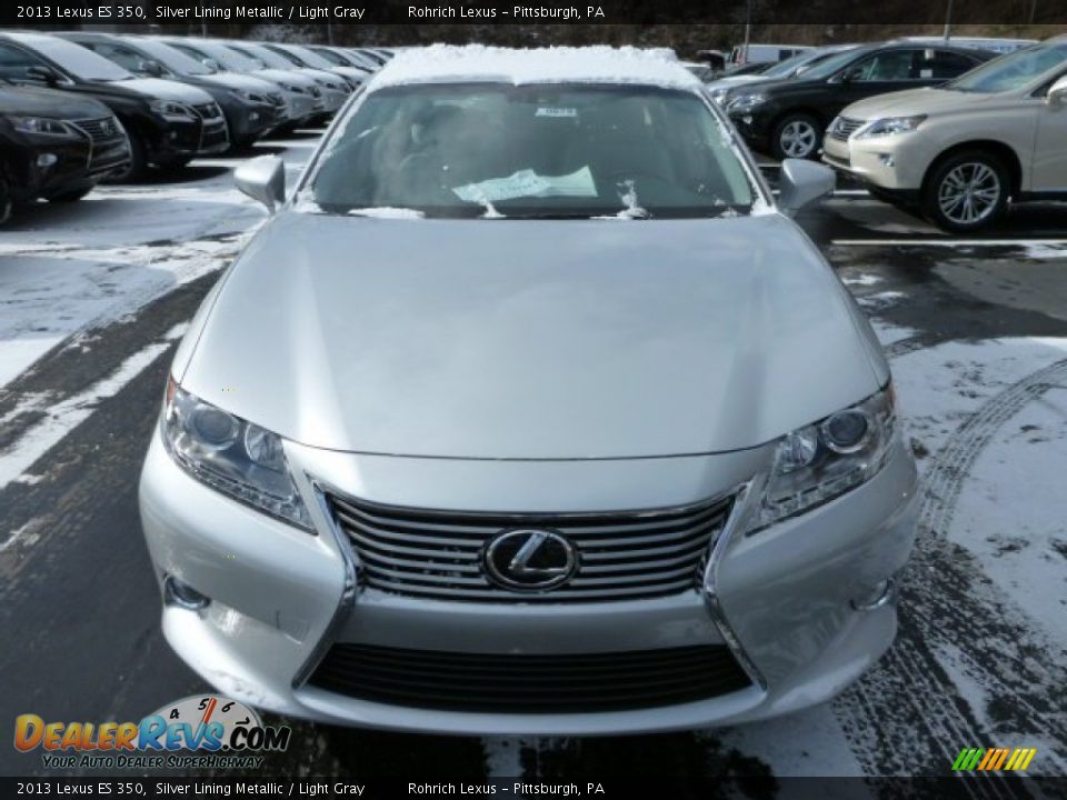 2013 Lexus ES 350 Silver Lining Metallic / Light Gray Photo #7
