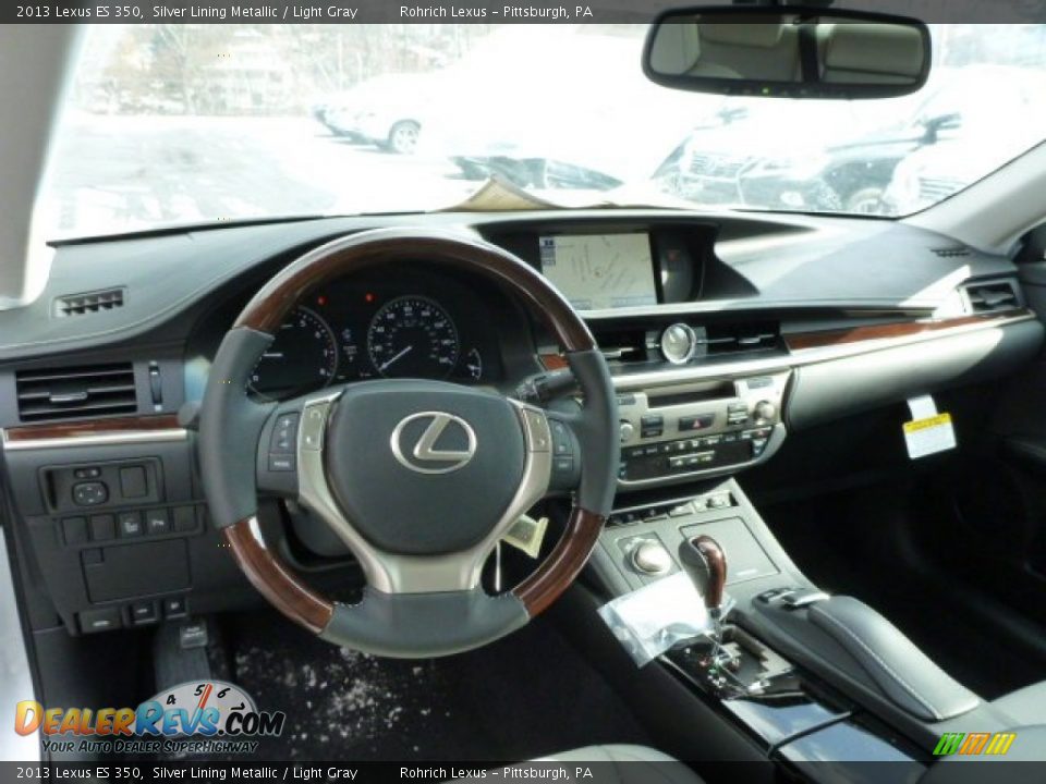 2013 Lexus ES 350 Silver Lining Metallic / Light Gray Photo #12