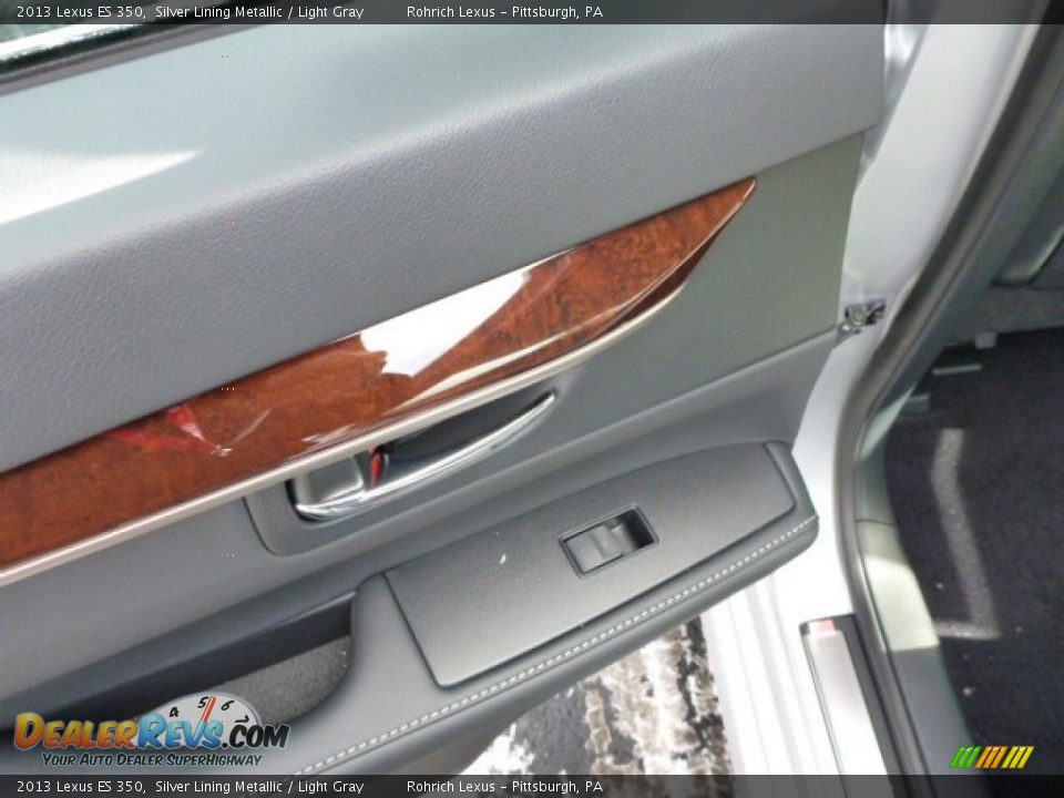 2013 Lexus ES 350 Silver Lining Metallic / Light Gray Photo #13