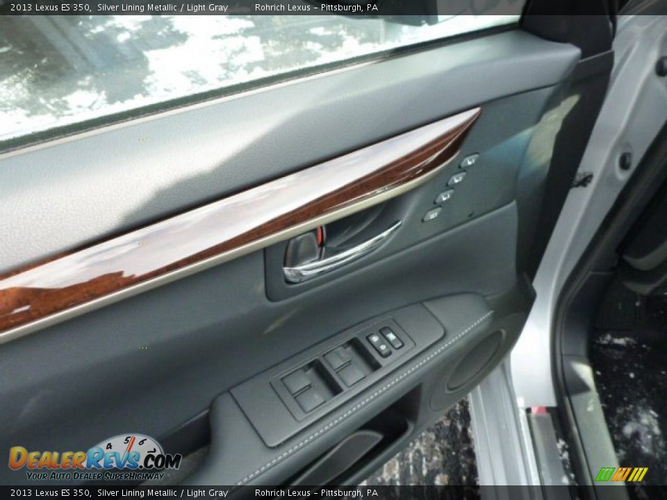 2013 Lexus ES 350 Silver Lining Metallic / Light Gray Photo #14