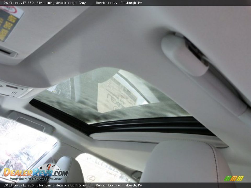 2013 Lexus ES 350 Silver Lining Metallic / Light Gray Photo #15