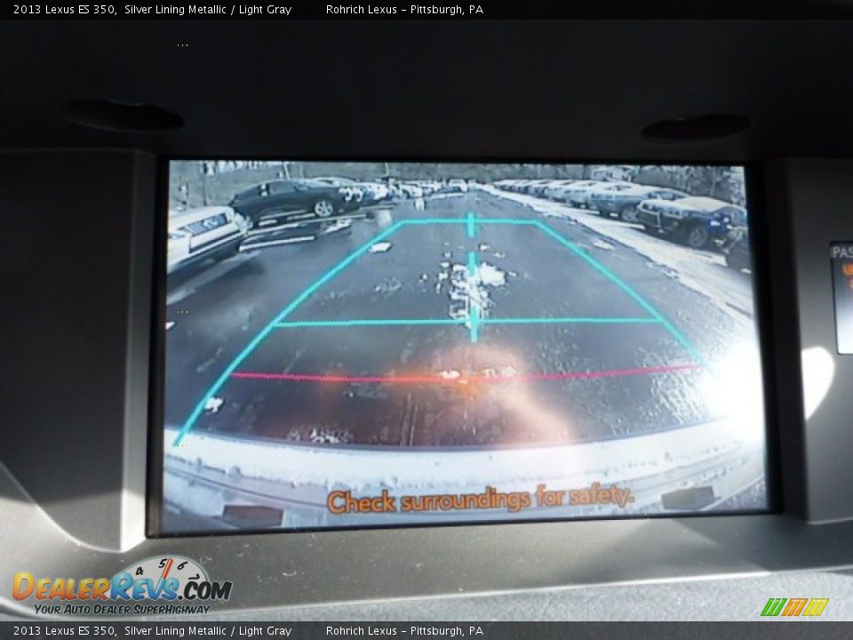 2013 Lexus ES 350 Silver Lining Metallic / Light Gray Photo #17