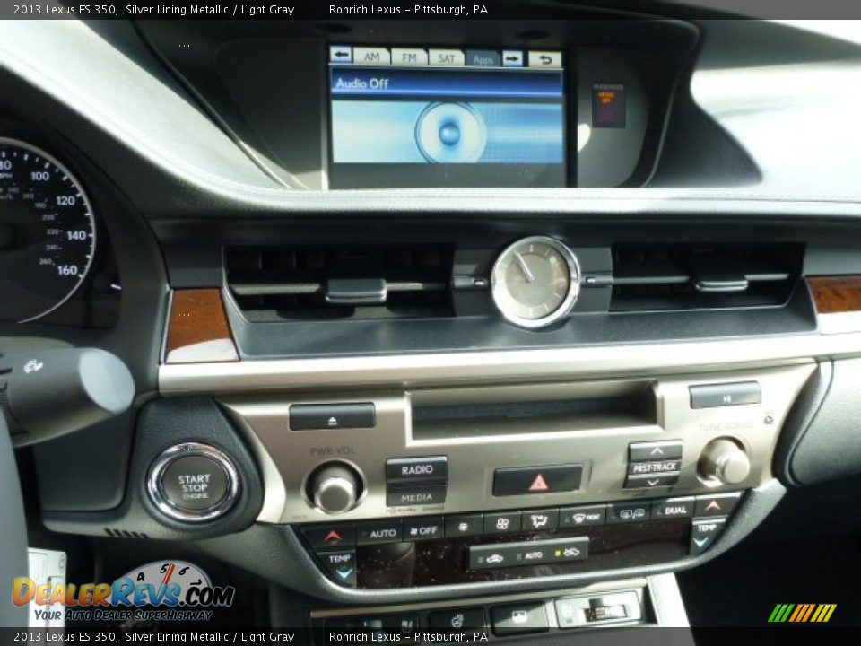 2013 Lexus ES 350 Silver Lining Metallic / Light Gray Photo #18