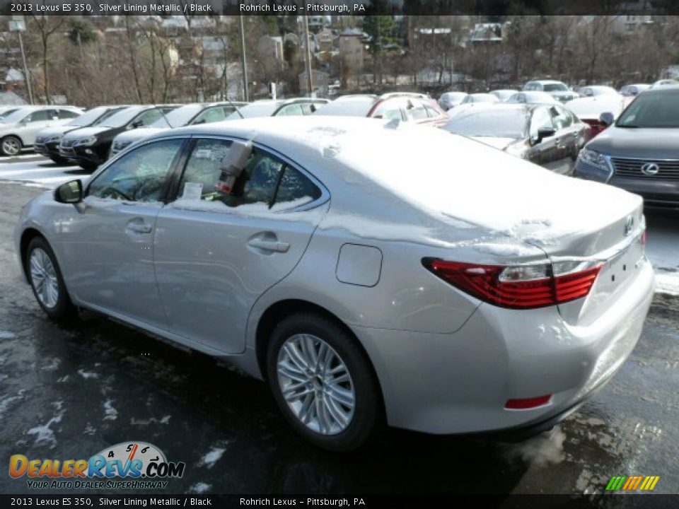 2013 Lexus ES 350 Silver Lining Metallic / Black Photo #2